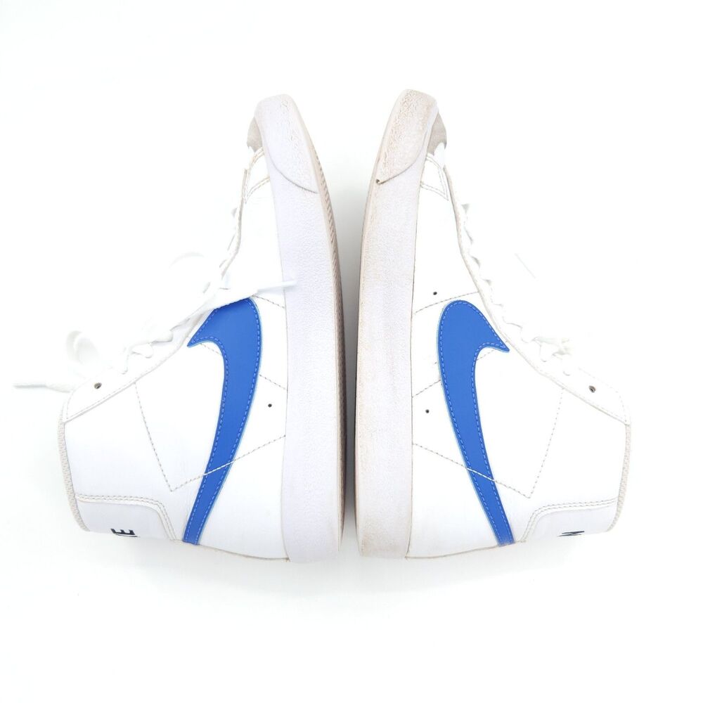 Nike Blazer Mid '77 Shoes Women Size 7 / 5.5Y White Blue Orange DA4086-117 - Picture 6 of 9